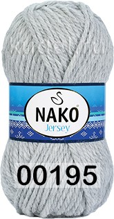 Пряжа Nako Jersey 00195 св.серый
