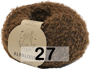 Пряжа Сеам Alpaloop 27 коричневый