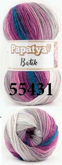 554-31 БЕЛО-СЕРО. БИРЮЗ-ФИОЛ