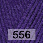 Пряжа YarnArt merino bulky 556 т.фиолетовый