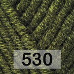 Пряжа YarnArt merino bulky 530 хаки