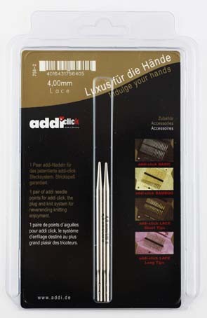 Спицы Lace к Addi-click дополнительные