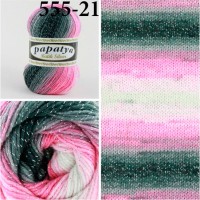 555-21 БЕЛО.РОЗОВ.СЕРЫЙ