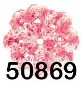  50869 розовый меланж