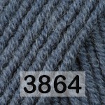 Пряжа YarnArt merino de luxe 3864 серо-голубой