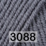 Пряжа YarnArt merino de luxe 3088 серый