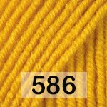 Пряжа YarnArt merino de luxe 586 желтый