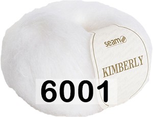 Пряжа Сеам Kimberly 6056 серо-белый