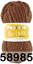 Пряжа Kamgarn BIG TWIST PAPATYA 58985 шоколад