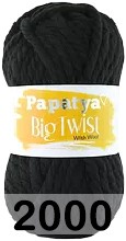 Пряжа Kamgarn BIG TWIST PAPATYA 2000 черный