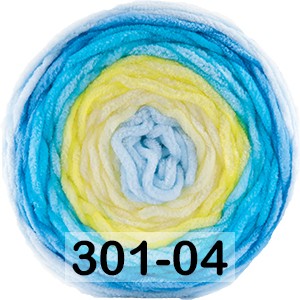 Пряжа Kamgarn Blanket Cicibebe 301-04 желто-голубой