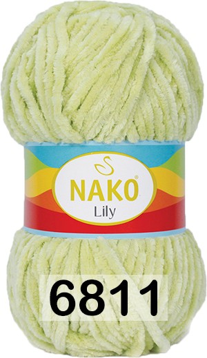 Пряжа Nako Lily 06811 св.зеленый