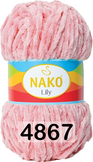 Пряжа Nako Lily 04867 св.розовый