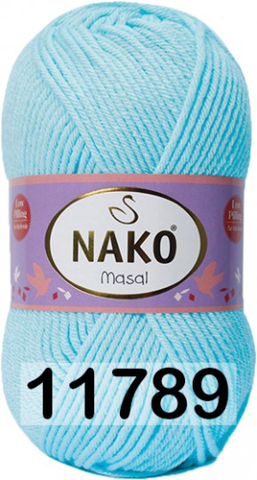 Пряжа Nako Masal 11789 нежно- голубой
