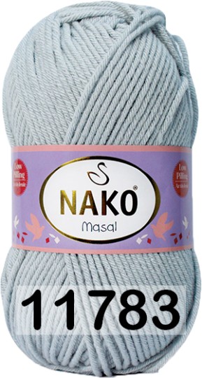 Пряжа Nako Masal 11783 серый