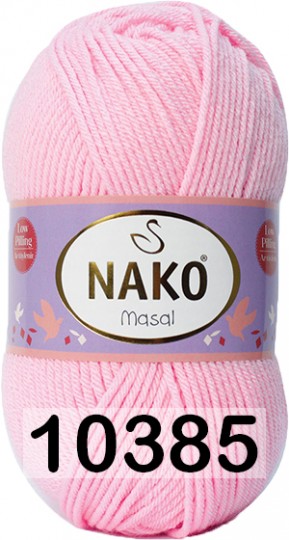 Пряжа Nako Masal 10385 розовый