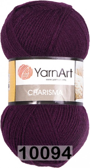 Пряжа YarnArt Charisma 10094 т.фиолетовый