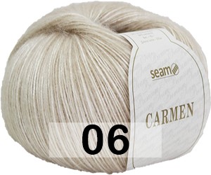 Пряжа Сеам CARMEN 06 БЕЖЕВЫЙ