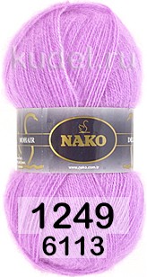 Пряжа Nako Mohair Delicate 01249 СВ.ЦИКЛАМЕН