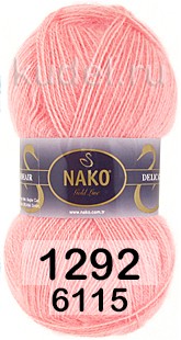 Пряжа Nako Mohair Delicate 01292 персик купить в Москве, цены в интернет-магазине Yarn-Sale
