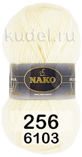 Пряжа Nako Mohair Delicate 00256 МОЛОЧНЫЙ