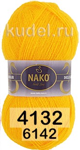 Пряжа Nako Mohair Delicate 04132 ЖЕЛТЫЙ