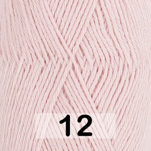 Пряжа Drops Nord Uni Colour 12 розовый порошок