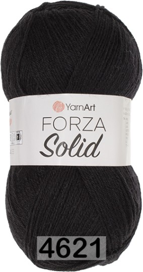 Пряжа YarnArt Forza Solid 4621 черный