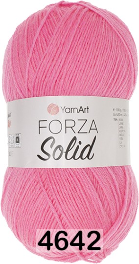 Пряжа YarnArt Forza Solid 4642 неоново-розовый