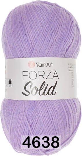 Пряжа YarnArt Forza Solid 4638 св.сиреневый