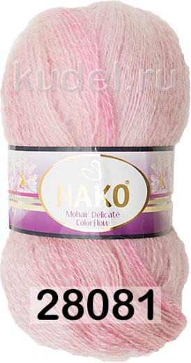 Пряжа Nako Mohair Delicate Colorflow —
