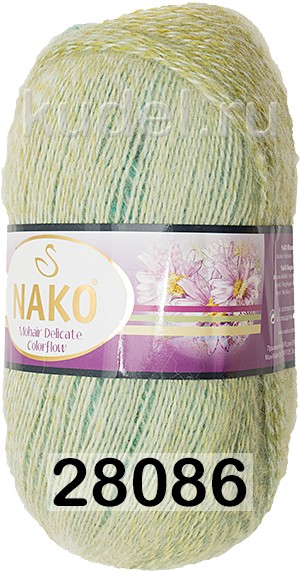 Пряжа Nako Mohair Delicate Colorflow