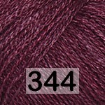 Пряжа YarnArt silky wool 344 винный
