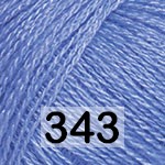 Пряжа YarnArt silky wool 343 голубой