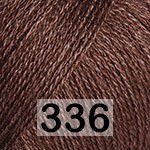 Пряжа YarnArt silky wool 336 коричневый