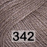 Пряжа YarnArt silky wool 342 бежево-серый