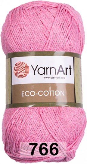 Пряжа YarnArt Eco Cotton 766 св.розовый