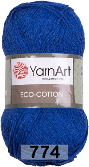 Пряжа YarnArt Eco Cotton 774 василек