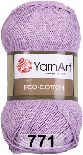 Пряжа YarnArt Eco Cotton 771 сиреневый