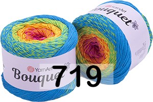 Пряжа YarnArt Bouquet 719 радуга