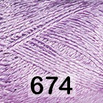 Пряжа YarnArt Style Yarnart 674 лаванда