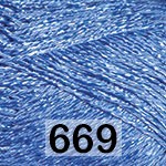 Пряжа YarnArt Style Yarnart 669 голубой