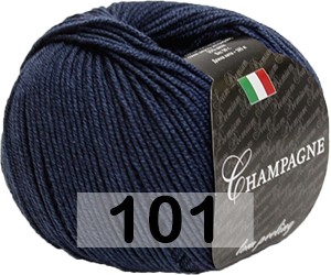 Пряжа Сеам Champagne 101 Т.СИНИЙ