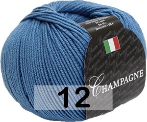 Пряжа Сеам Champagne 012 СИНИЙ