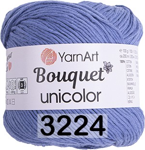 Пряжа YarnArt Bouquet Unicolor 3224 св.джинсовый