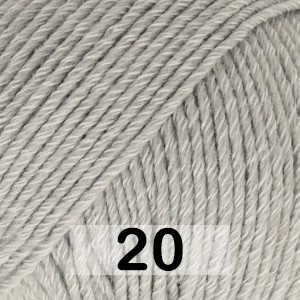 Пряжа Drops Cotton Merino Uni Colour 20 св.серый