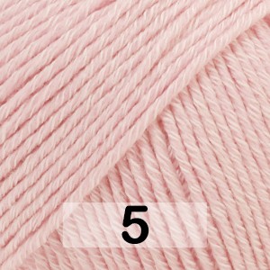 Пряжа Drops Cotton Merino Uni Colour 5 розовый порошок