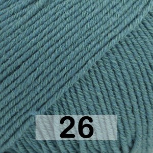 Пряжа Drops Cotton Merino Uni Colour 26 бурый синий