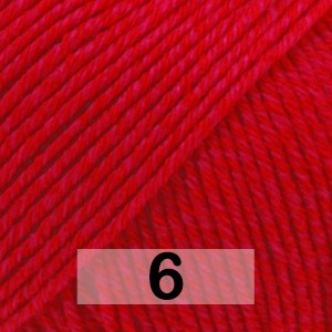 Пряжа Drops Cotton Merino Uni Colour 6 красный