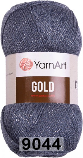 Пряжа YarnArt Gold 9044 серый